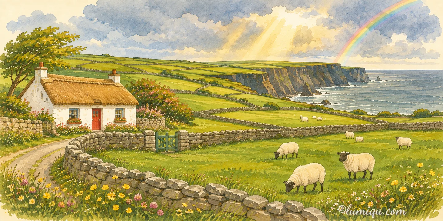 アイルランドのイメージイラスト